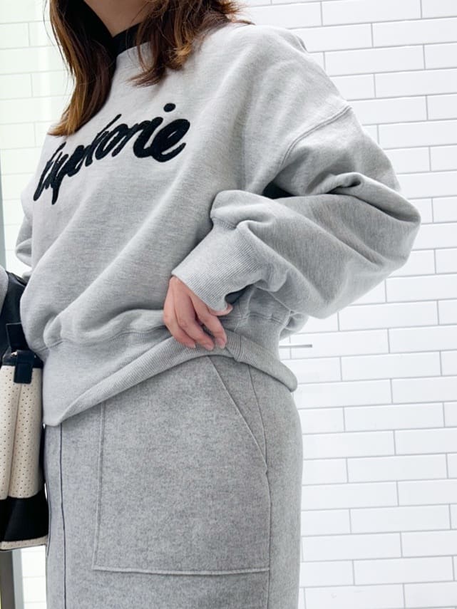 chicchi♪さんの「OPAQUE.CLIP｜◆刺繍ロゴスウェット【洗濯機洗い可】」を使ったコーディネート