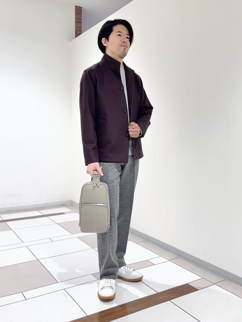 及川さんの「TAKEO KIKUCHI｜【DOWN FABRIC】ダウンファブリック スタンドカラーブルゾン」を使ったコーディネート