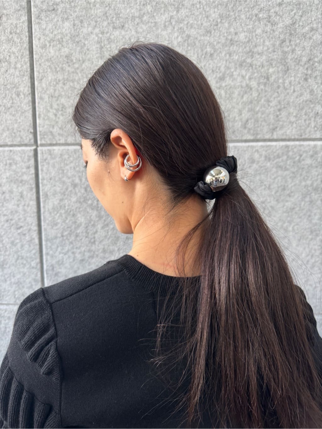 uchi__yamaさんの「CODE A｜gathered sleeves knit」を使ったコーディネート