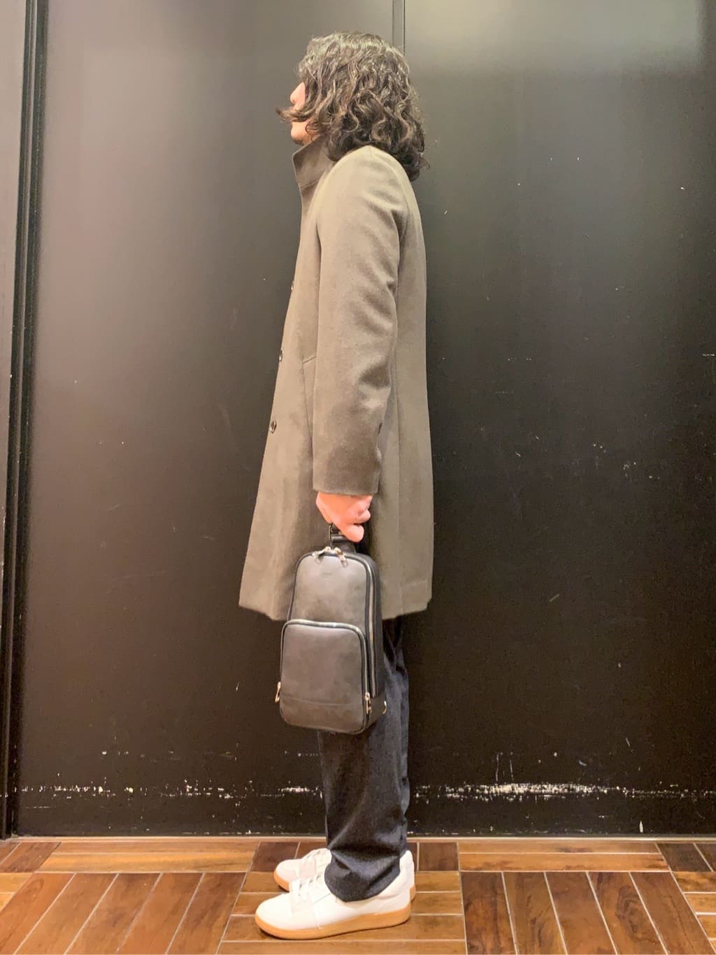 木村剛さんの「TAKEO KIKUCHI｜【ウールカシミヤブレンド】ビーバー調 スタンドカラー コート」を使ったコーディネート