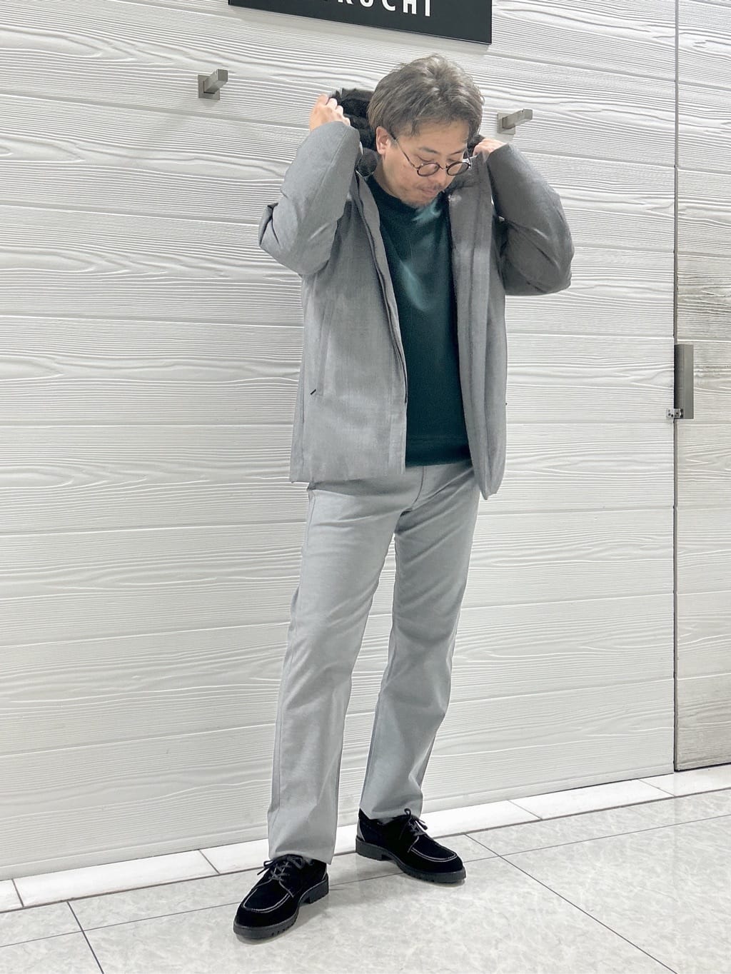 すーさんの「TAKEO KIKUCHI｜【Made in JAPAN】播州織 ストレッチ パンツ」を使ったコーディネート