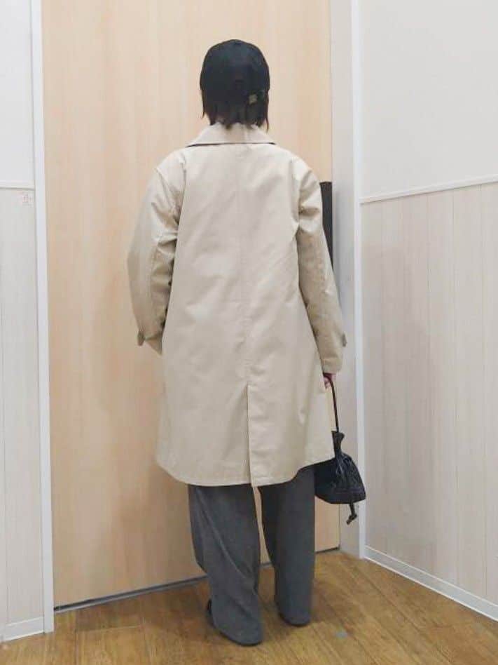 たぐちゃんさんの「SHOO･LA･RUE｜◆【S-LL/撥水/防花粉】オンにもオフにも ステンカラーコート」を使ったコーディネート
