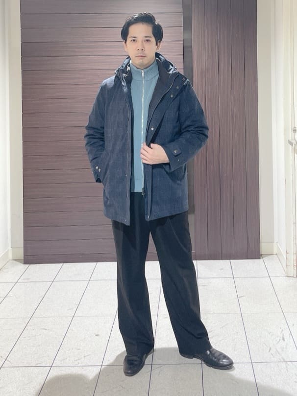 ToyoPさんの「TAKEO KIKUCHI｜【3WAY】ジャカード グレンチェック ダウンライナー ブルゾン」を使ったコーディネート