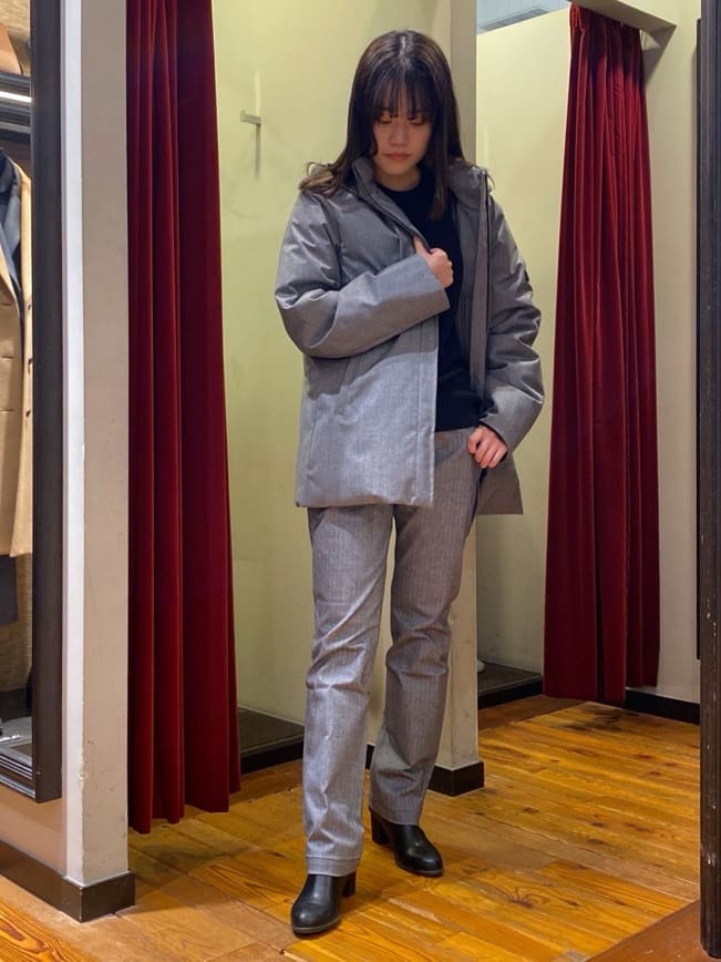 かわぴーさんの「TAKEO KIKUCHI｜【Made in JAPAN】播州織 ヘリンボン ストレート パンツ」を使ったコーディネート