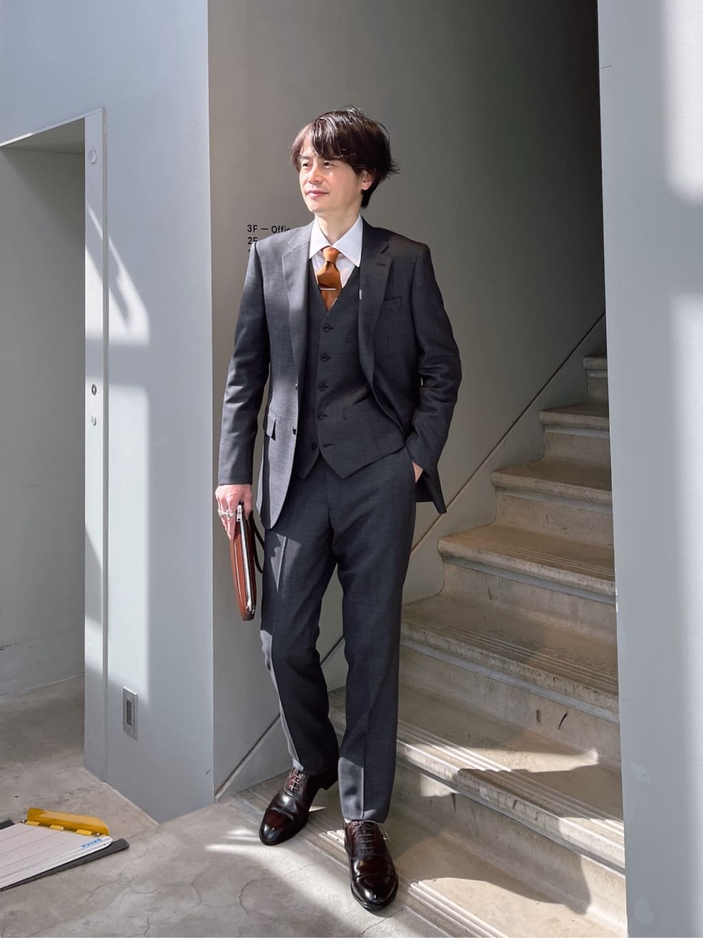 Shintaroさんの「TAKEO KIKUCHI｜ストレートチップシューズ[ メンズ ビジネス シューズ 結婚式 ]」を使ったコーディネート