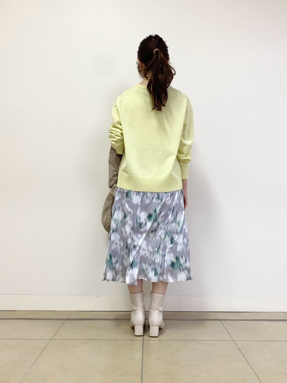 asamiさんの「UNTITLED｜◆【洗える/オンオフ使える】袖リブスリットストレッチニット」を使ったコーディネート
