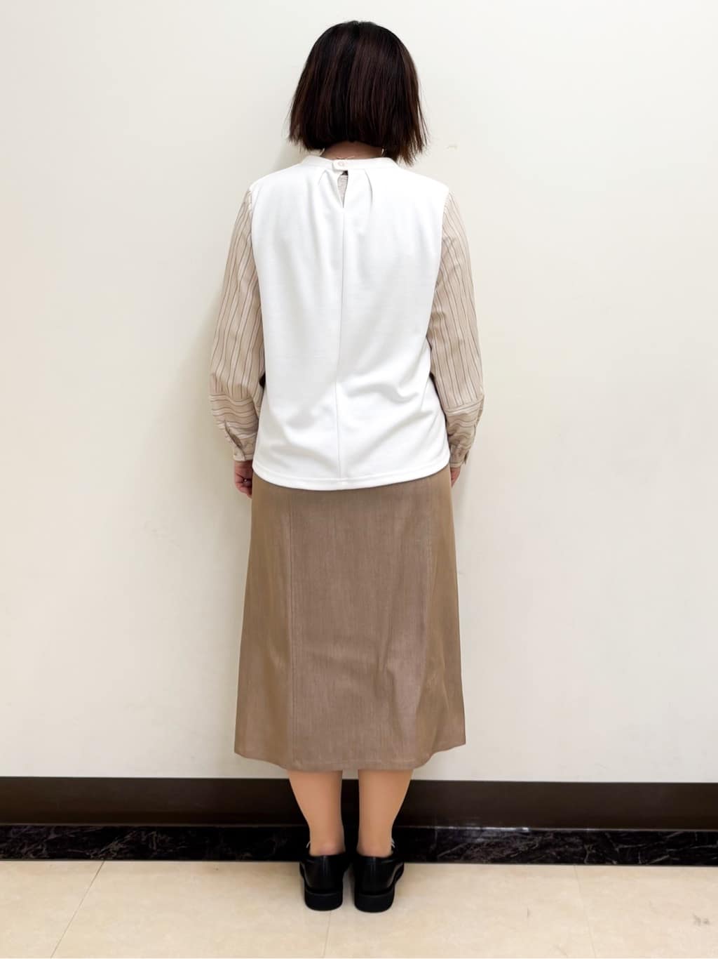 ミヨさんの「Reflect｜◆【夏SALE／E‐QUALITY／洗える】異素材ミックスプルオーバー」を使ったコーディネート