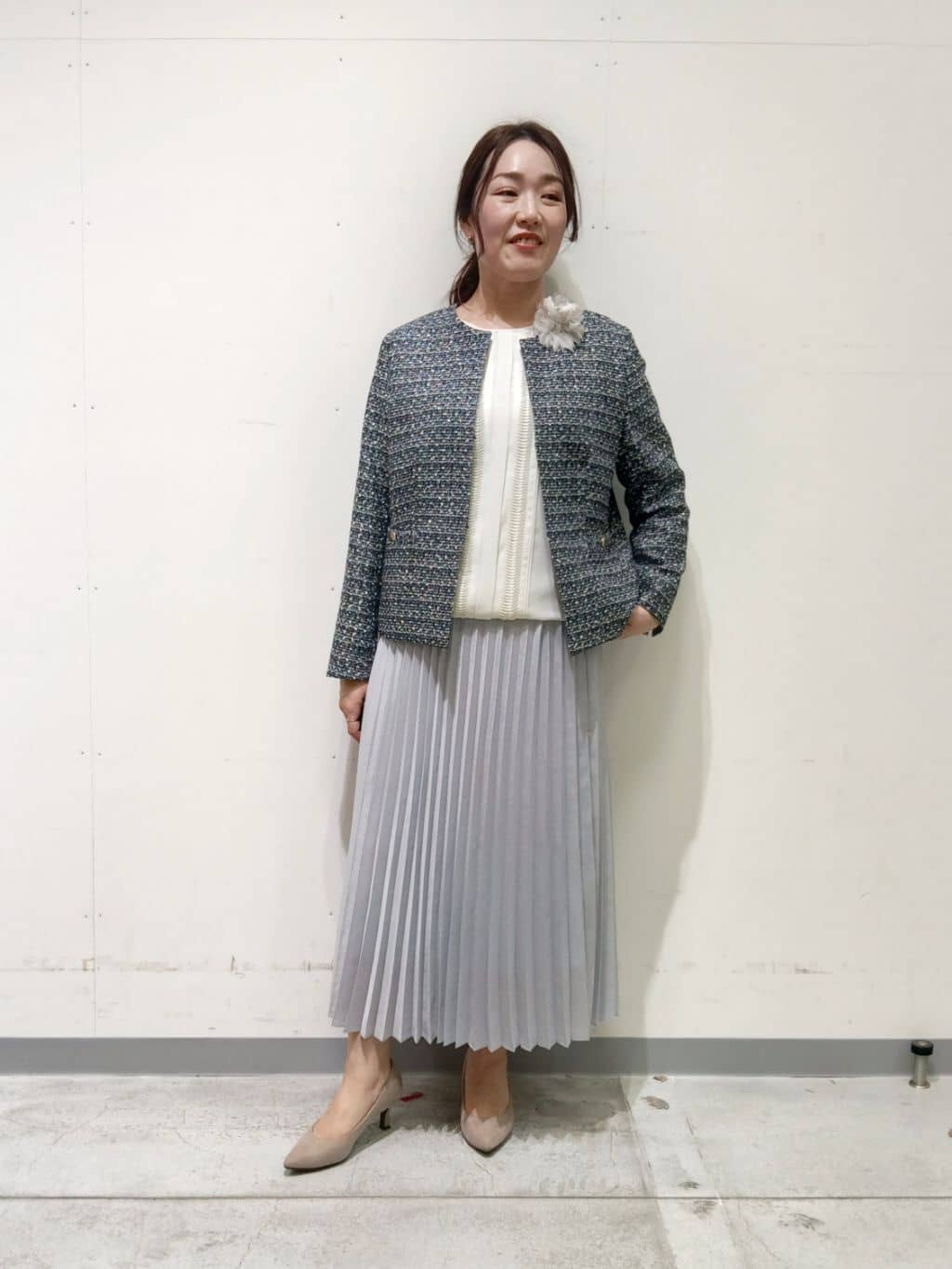 kaoさんの「INDIVI｜フラワーコサージュ」を使ったコーディネート