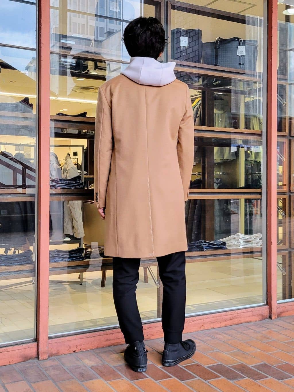 piroyaさんの「TAKEO KIKUCHI｜ウールカシミヤブレンド チェスターコート」を使ったコーディネート
