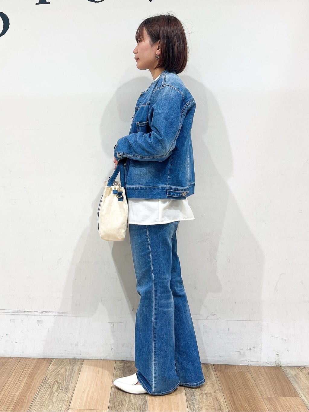 山さんさんの「grove｜メタルパーツローファーパンプス【晴雨兼用】」を使ったコーディネート