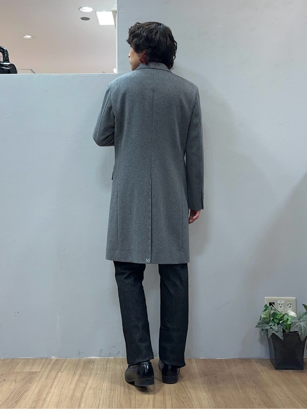 Uさんの「TAKEO KIKUCHI｜ウールカシミヤブレンド チェスターコート」を使ったコーディネート