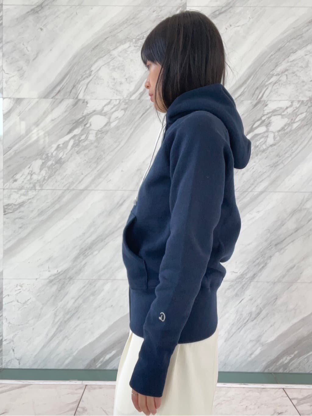 arisaさんの「DRESSTERIOR｜デキシー吊裏毛ジップアップパーカ」を使ったコーディネート