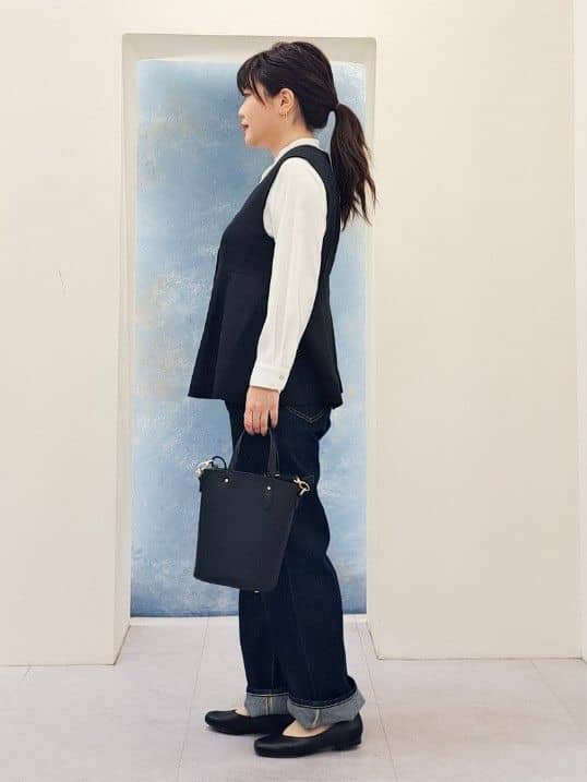 ふるさんの「grove｜【Lee&times;grove別注】STRAIGHT DENIM PANTS」を使ったコーディネート