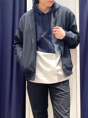 Tightさんの「THE SHOP TK｜【オールシーズン穿ける！】7DAYSストレッチへリンボンパンツ　ON&hArr;OFF兼用」を使ったコーディネート
