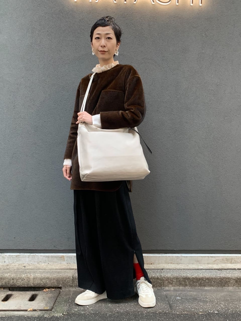 Kさんの「HIROKO HAYASHI｜ENORME RASO（エノルメ ラーゾ）ショルダーバッグ」を使ったコーディネート