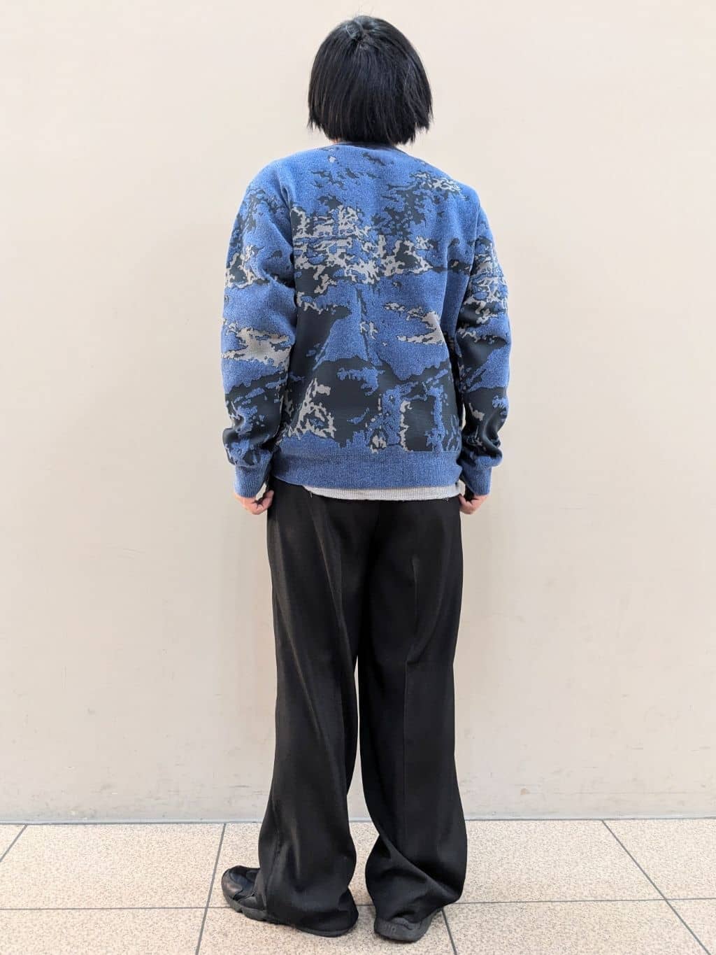 okcさんの「THE SHOP TK｜◆ジャカード モールニット」を使ったコーディネート