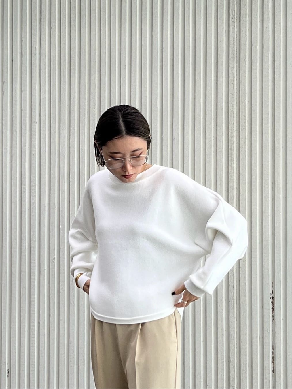 kotakiさんの「INDIVI｜【接触冷感／セットアップ対応】イージーテーパードパンツ【通勤・セレモニー】」を使ったコーディネート