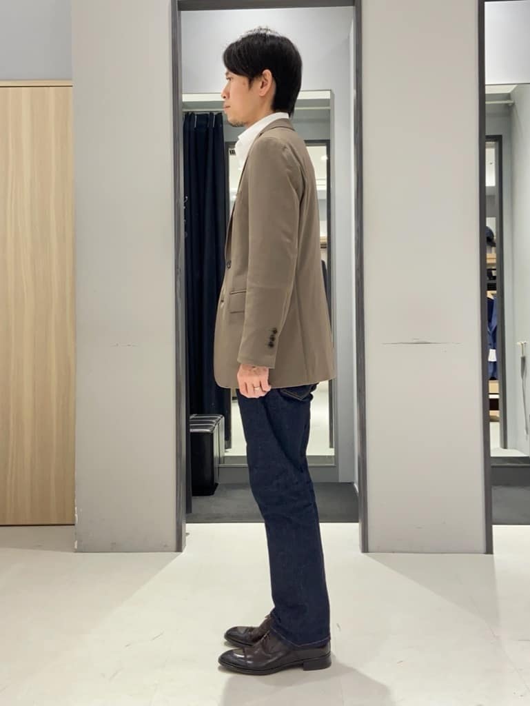 わいずみさんの「TAKEO KIKUCHI｜【360&deg;ストレッチ／セットアップ対応】None Of Stress ジャケット」を使ったコーディネート
