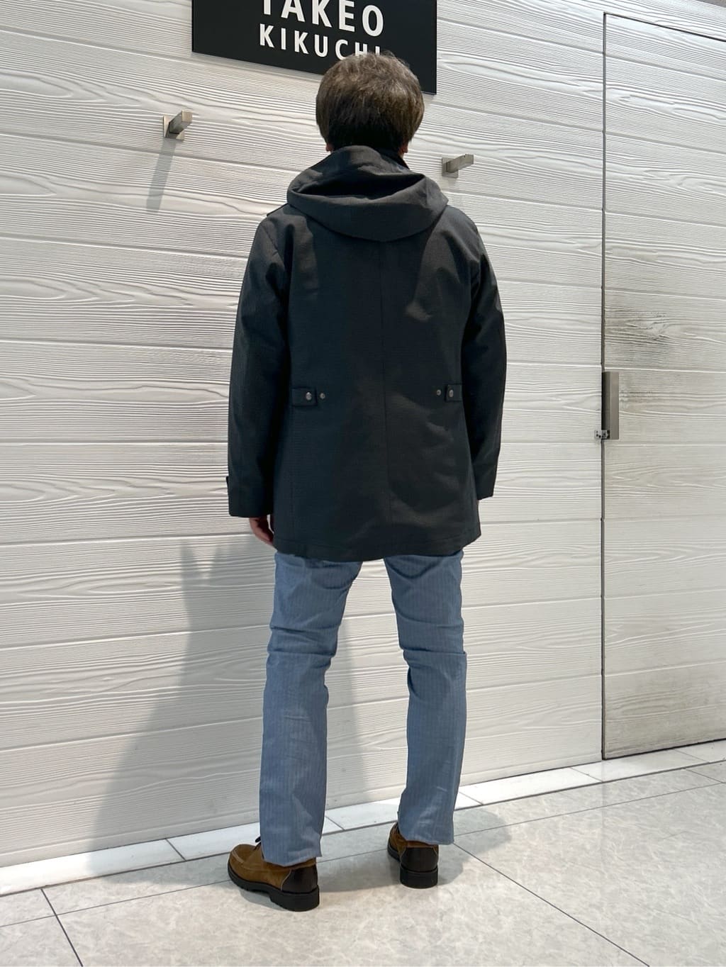すーさんの「TAKEO KIKUCHI｜【Made in JAPAN】播州織 ヘリンボン ストレート パンツ」を使ったコーディネート