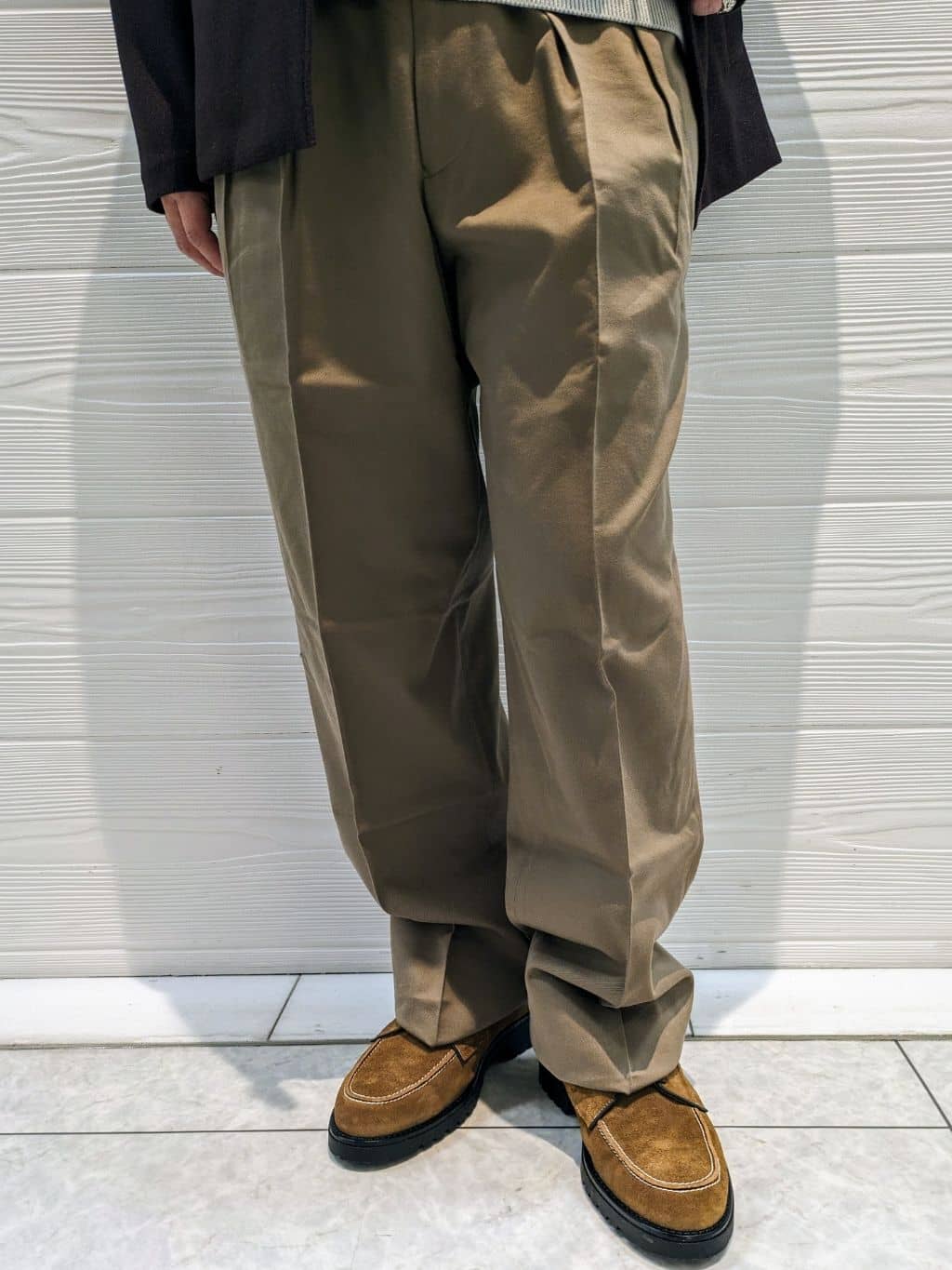 かずさんの「TAKEO KIKUCHI｜【DOWN FABRIC】ダウンファブリック スタンドカラーブルゾン」を使ったコーディネート