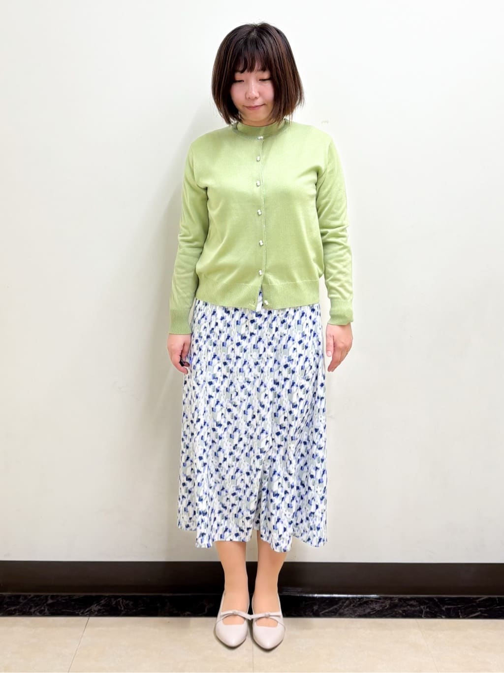 ミヨさんの「Reflect｜◆【夏SALE／手洗い可】カーディガン＋ニットツインセット」を使ったコーディネート