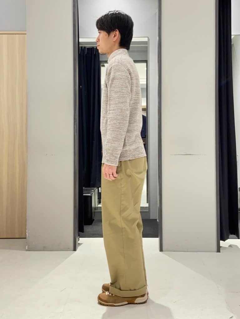 わいずみさんの「TAKEO KIKUCHI｜【DOWN FABRIC】ダウンファブリック スタンドカラーブルゾン」を使ったコーディネート