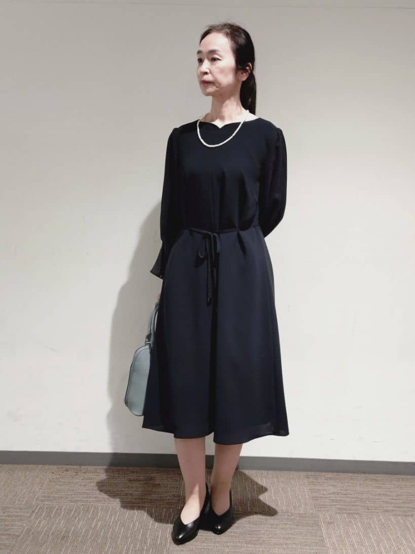 Kさんの「Reflect｜◆【夏SALE／フォーマル/洗える】スリーブデザインジョーゼットワンピース」を使ったコーディネート
