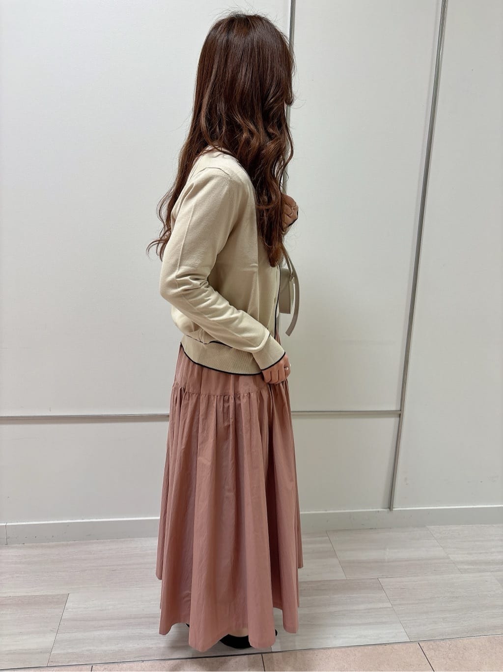 R.Kさんの「UNTITLED｜◆ライトコットン ティアードスカート」を使ったコーディネート