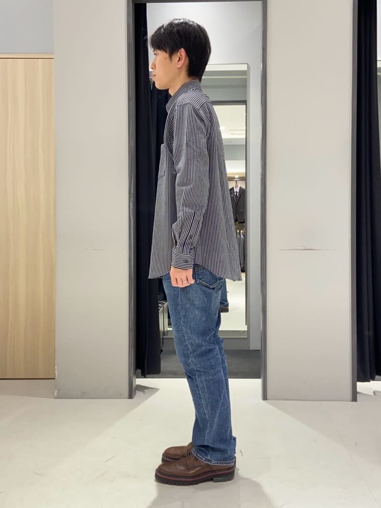 わいずみさんの「TAKEO KIKUCHI｜ウールカシミヤブレンド チェスターコート」を使ったコーディネート