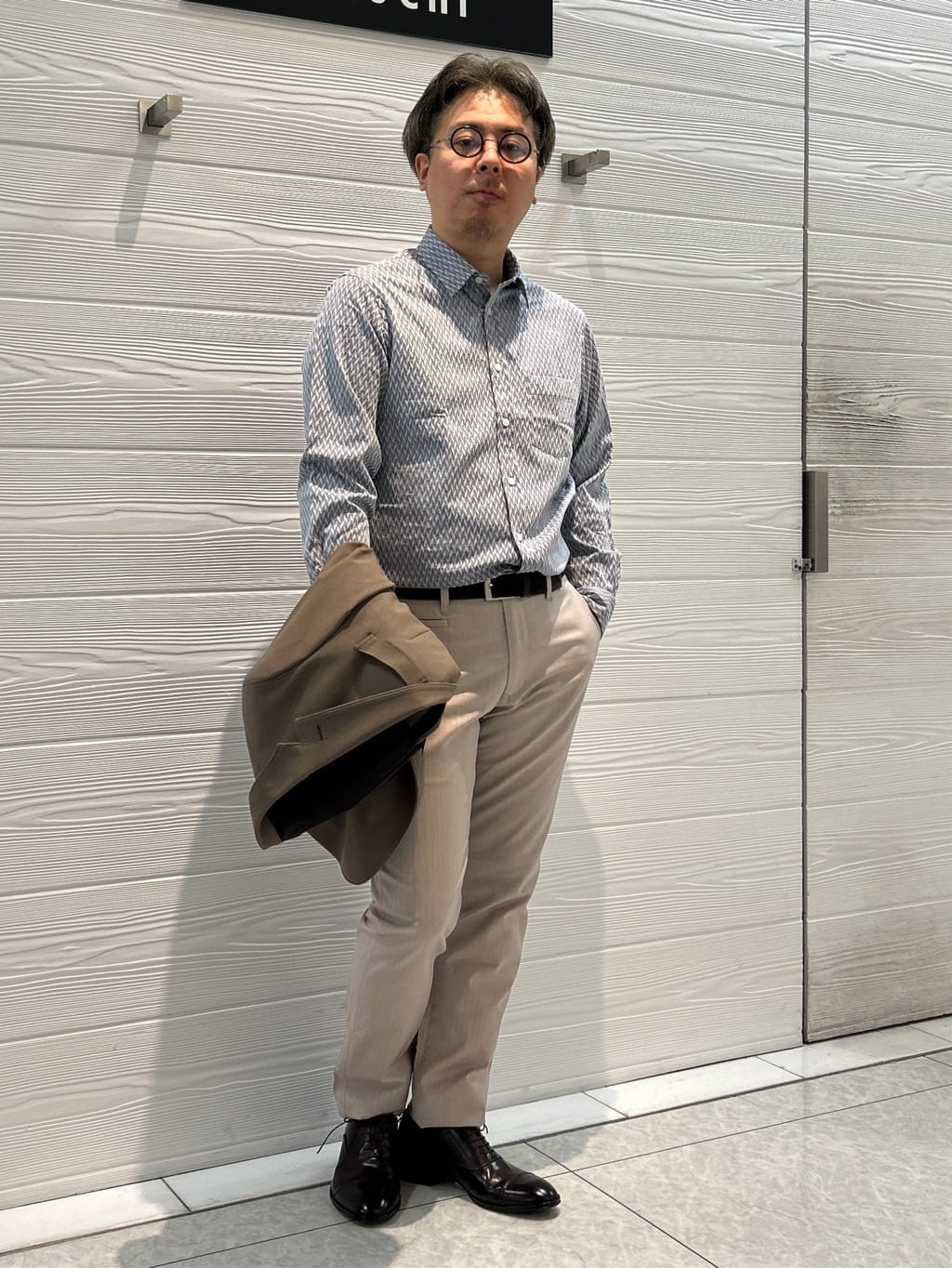 すーさんの「TAKEO KIKUCHI｜【360&deg;ストレッチ／セットアップ対応】None Of Stress ジャケット」を使ったコーディネート