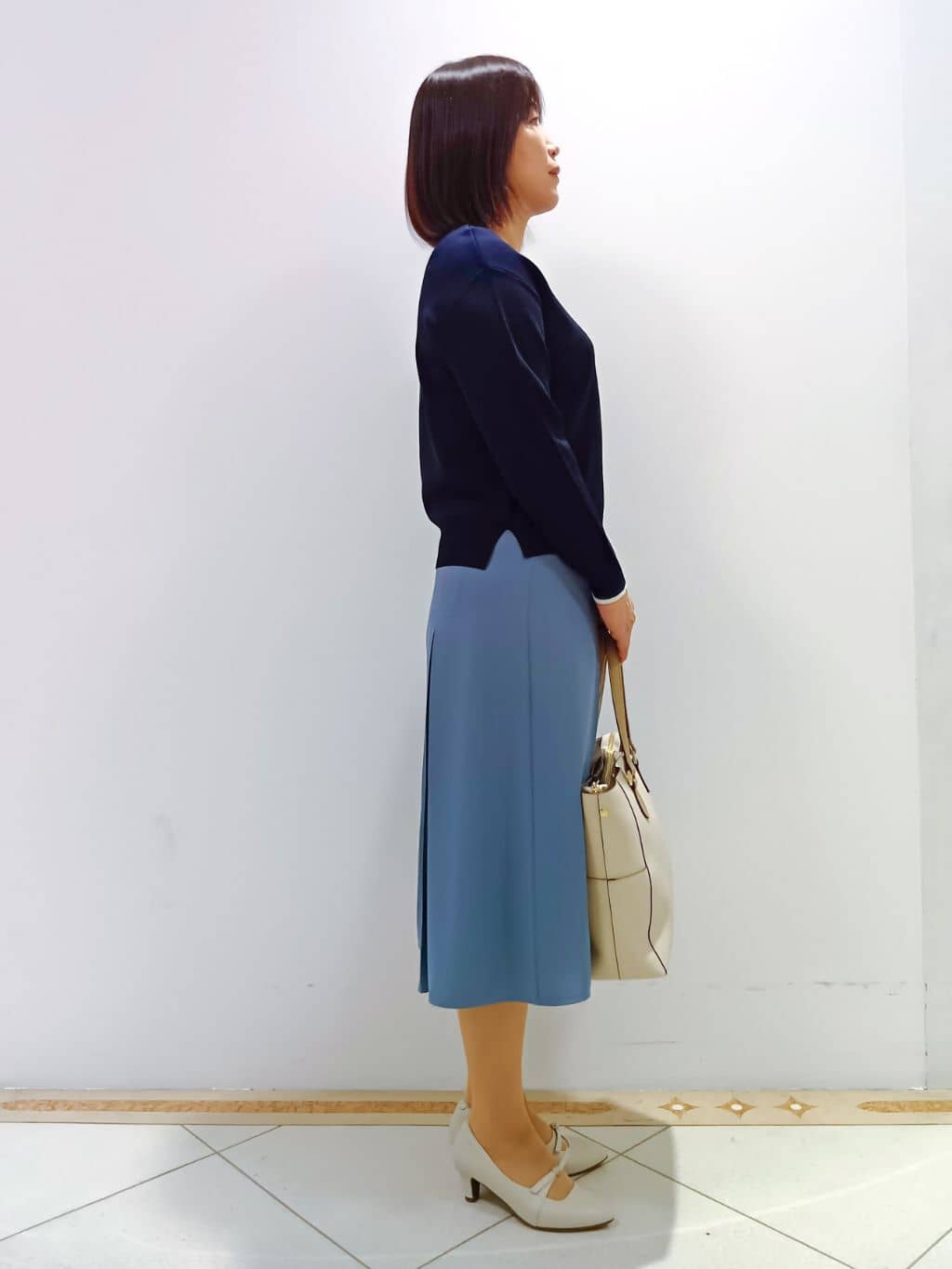 tomoさんの「Reflect｜◆【WEB限定カラーあり／セットアップ可】ダブルジャカードニット」を使ったコーディネート