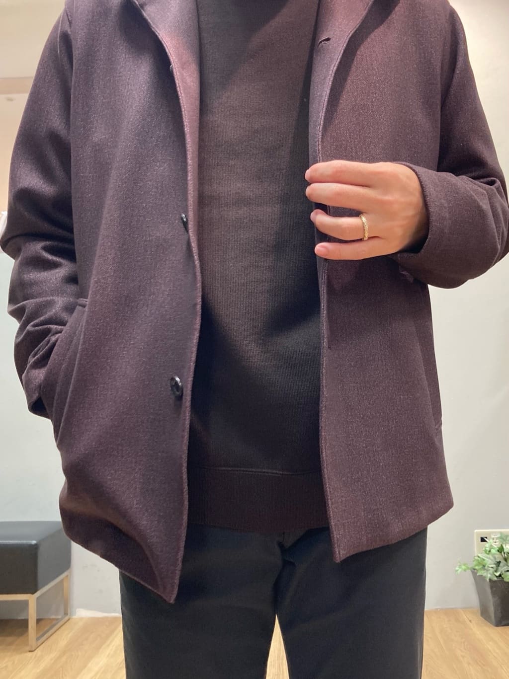 シュンさんの「TAKEO KIKUCHI｜【DOWN FABRIC】ダウンファブリック スタンドカラーブルゾン」を使ったコーディネート