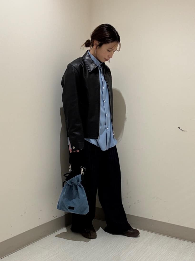 S.A.Oさんの「tk.TAKEO KIKUCHI｜◆リアルラムレザーショートブルゾン」を使ったコーディネート