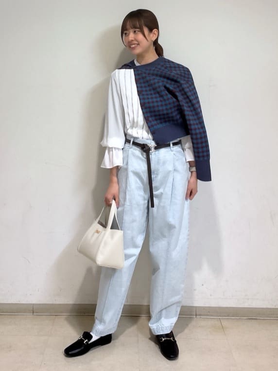 yukaさんの「UNTITLED｜【トレンドアイテム】ソフトナローベルト」を使ったコーディネート