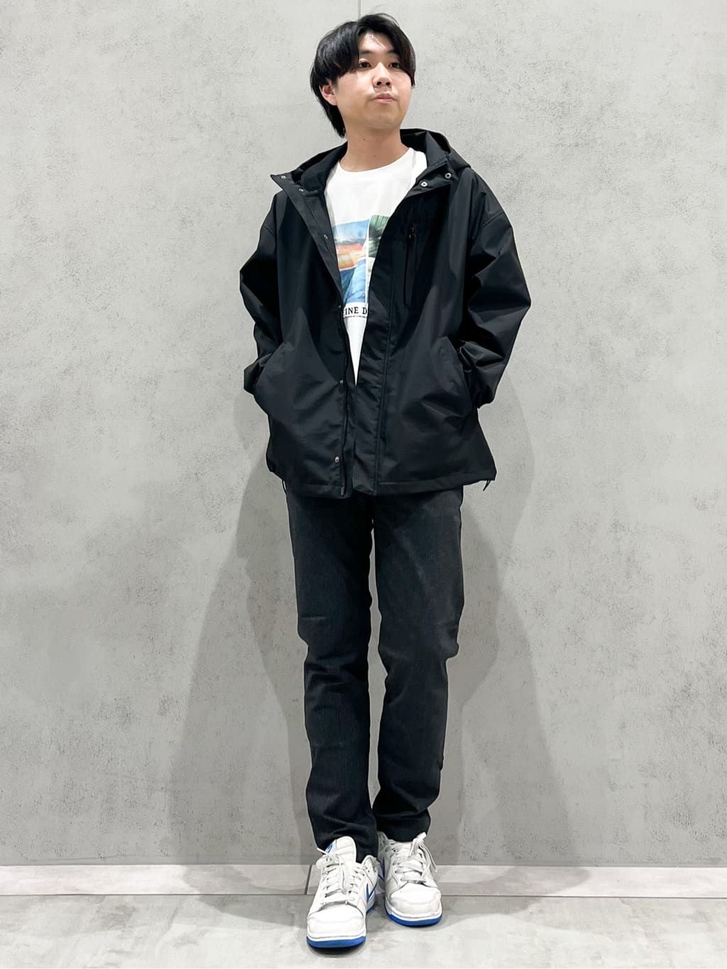 SHI-MAさんの「THE SHOP TK｜【オールシーズン穿ける！】7DAYSストレッチへリンボンパンツ　ON&hArr;OFF兼用」を使ったコーディネート