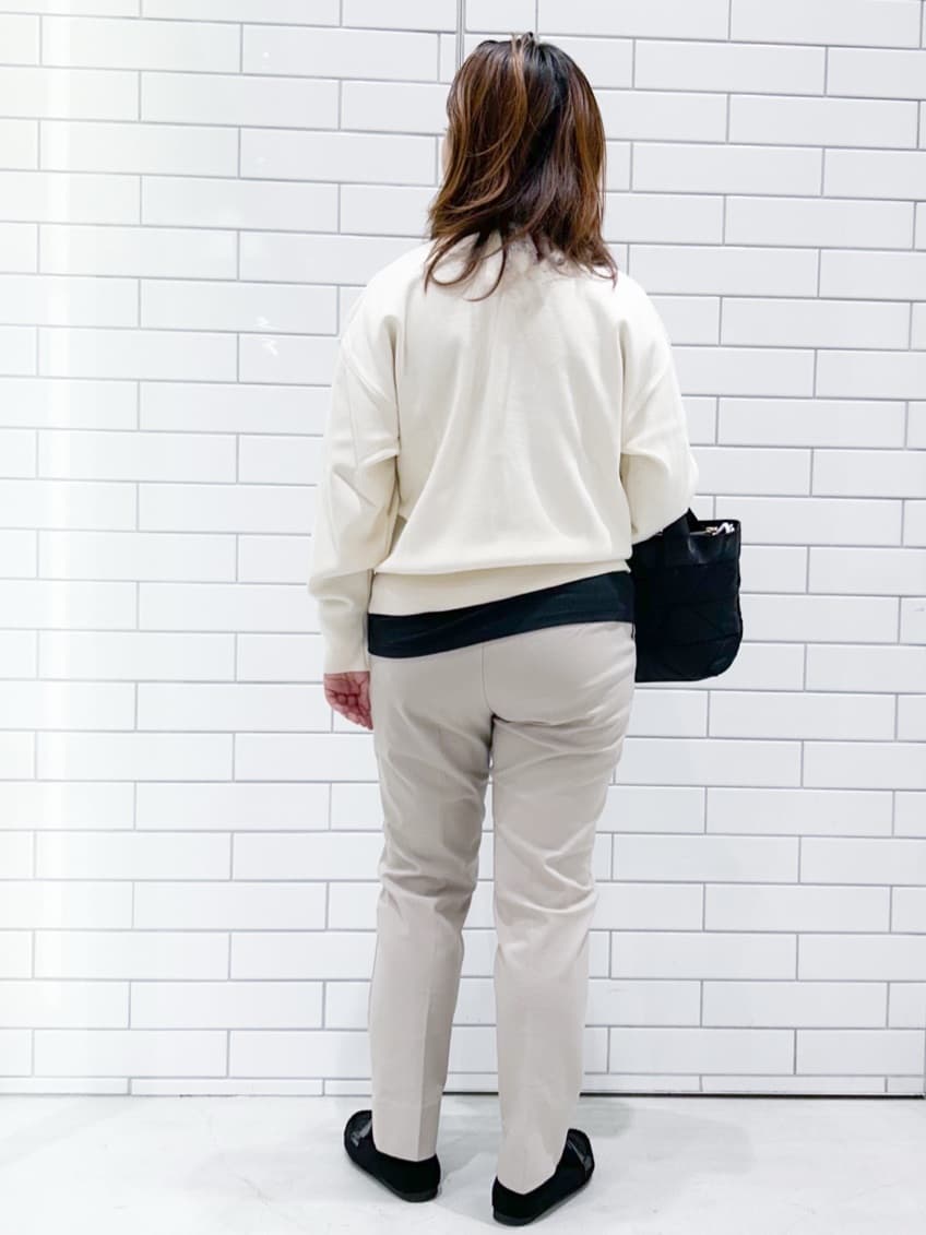 chicchi♪さんの「OPAQUE.CLIP｜◆刺繍ロゴニット【洗濯機洗い可】」を使ったコーディネート