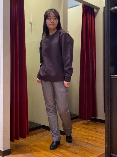 かわぴーさんの「TAKEO KIKUCHI｜【Made in JAPAN】播州織 ヘリンボン ストレート パンツ」を使ったコーディネート