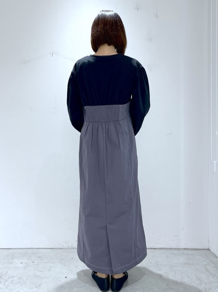 yuuさんの「OPAQUE.CLIP｜◆ビスチェドッキングワンピース【洗濯機洗い可】」を使ったコーディネート