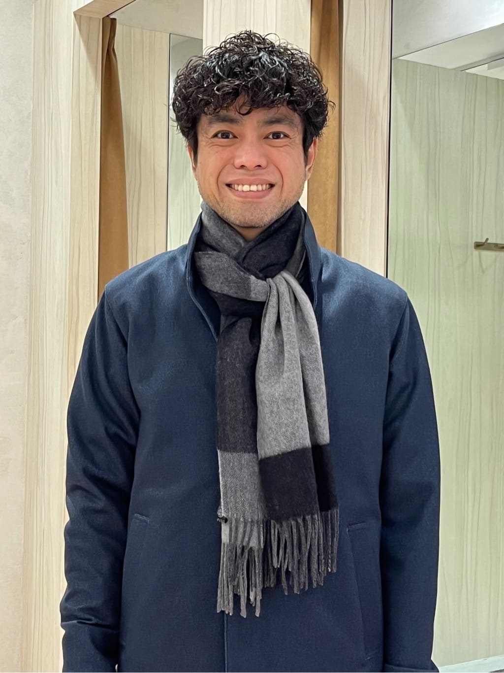 URAさんの「TAKEO KIKUCHI｜【DOWN FABRIC】ダウンファブリック スタンドカラーブルゾン」を使ったコーディネート