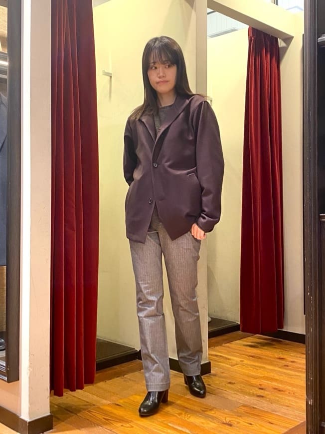 かわぴーさんの「TAKEO KIKUCHI｜【DOWN FABRIC】ダウンファブリック スタンドカラーブルゾン」を使ったコーディネート