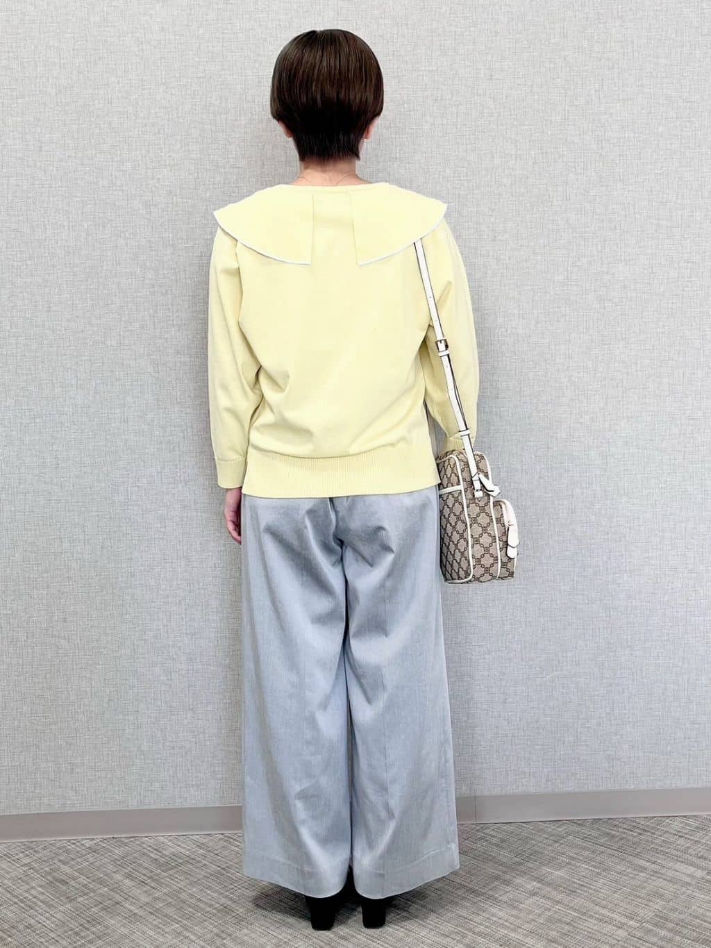 MATSUさんの「Reflect｜◆ラッフルフリルプルオーバーニット」を使ったコーディネート