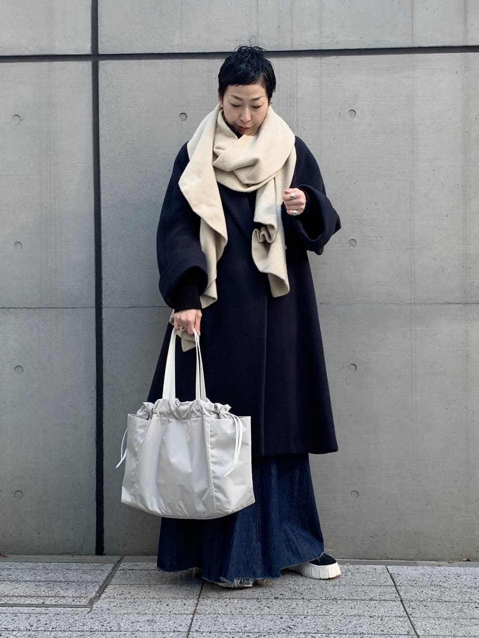 Kさんの「HIROKO HAYASHI｜LUINI（ルイーニ）トートバッグ」を使ったコーディネート