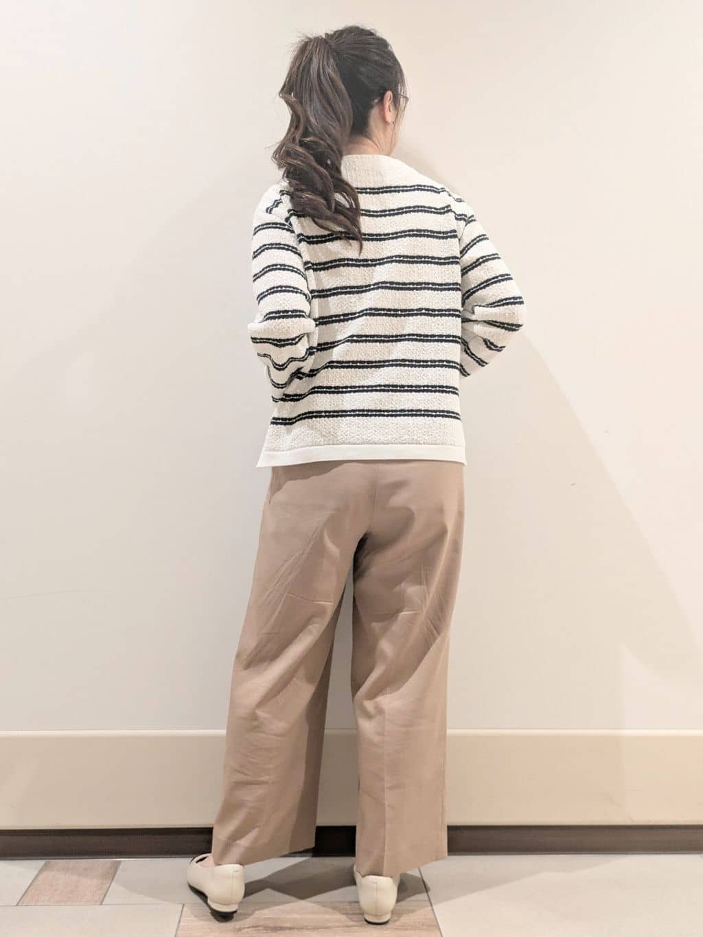 imamiさんの「Reflect｜◆ボートネックボーダーニット」を使ったコーディネート