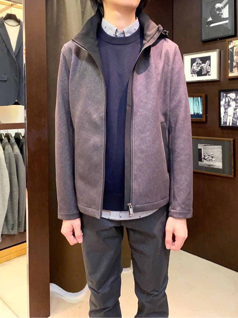 コバヤシさんの「TAKEO KIKUCHI｜【Made in JAPAN】播州織 ヘリンボン ストレート パンツ」を使ったコーディネート