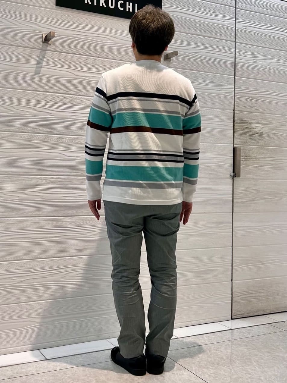 すーさんの「TAKEO KIKUCHI｜【全7サイズ&times;8色展開！】トップマルチヘリンボン パンツ」を使ったコーディネート