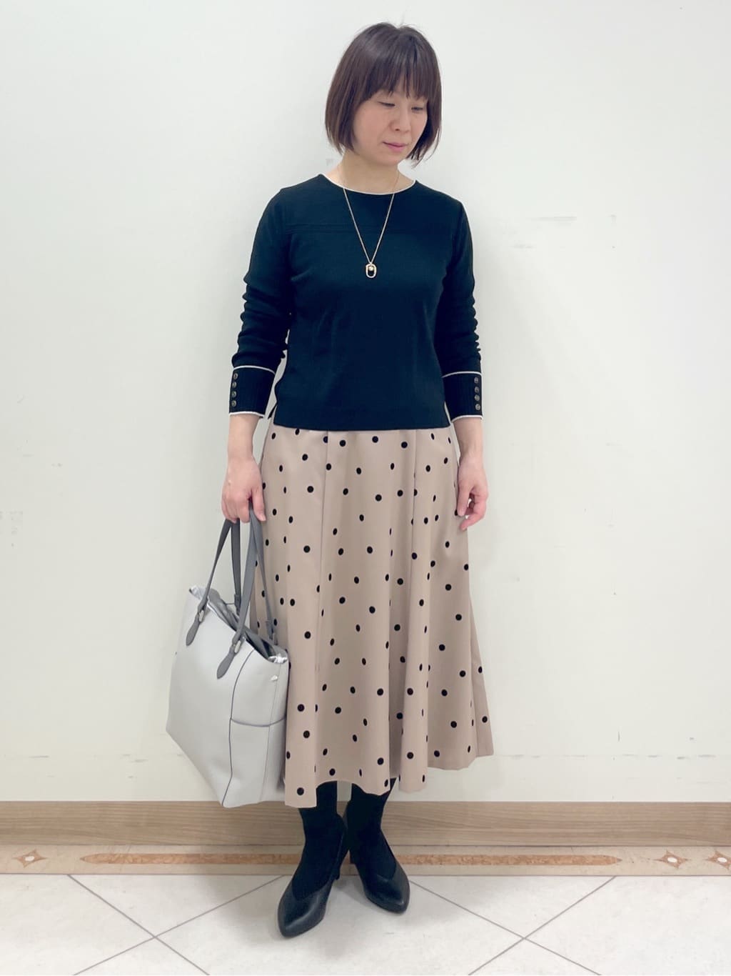 hanaさんの「Reflect｜◆【手洗い可／撥水】ライティミドル丈コート」を使ったコーディネート