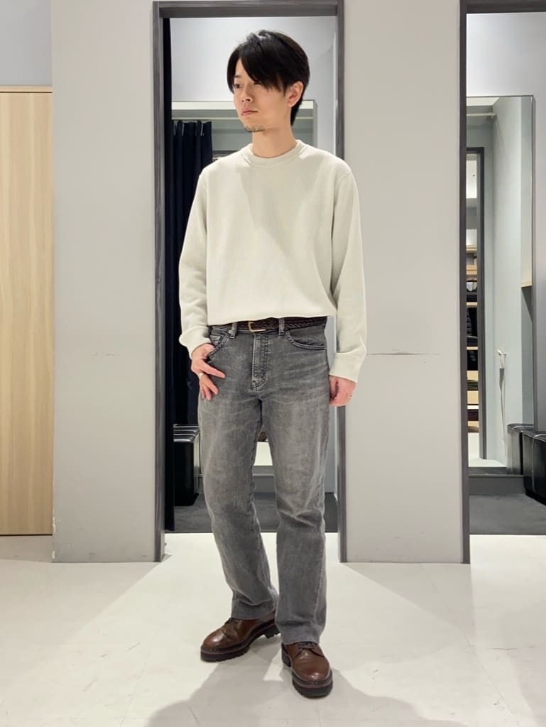 わいずみさんの「TAKEO KIKUCHI｜【360&deg;ストレッチ／セットアップ対応】None Of Stress ジャケット」を使ったコーディネート