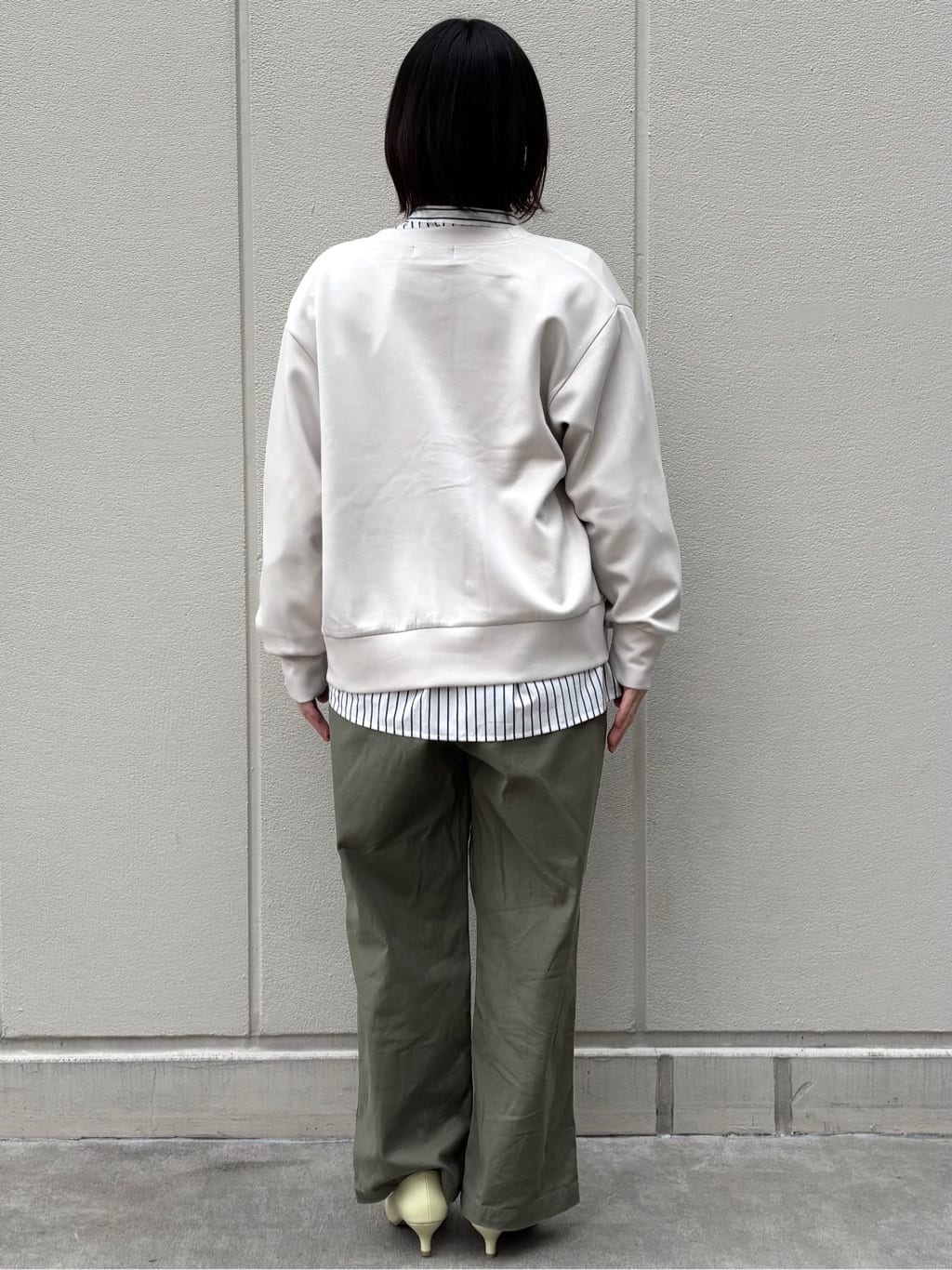 mhさんの「OPAQUE.CLIP｜◆【抗菌防臭加工／低反発クッション】名品　ポインテッドトゥパンプス」を使ったコーディネート