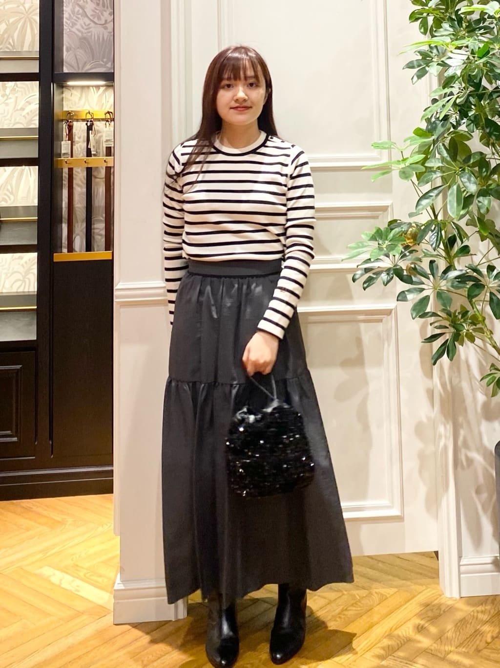 c.wさんの「DRESSTERIOR｜◆ストレッチフルニードルプルオーバーニット」を使ったコーディネート