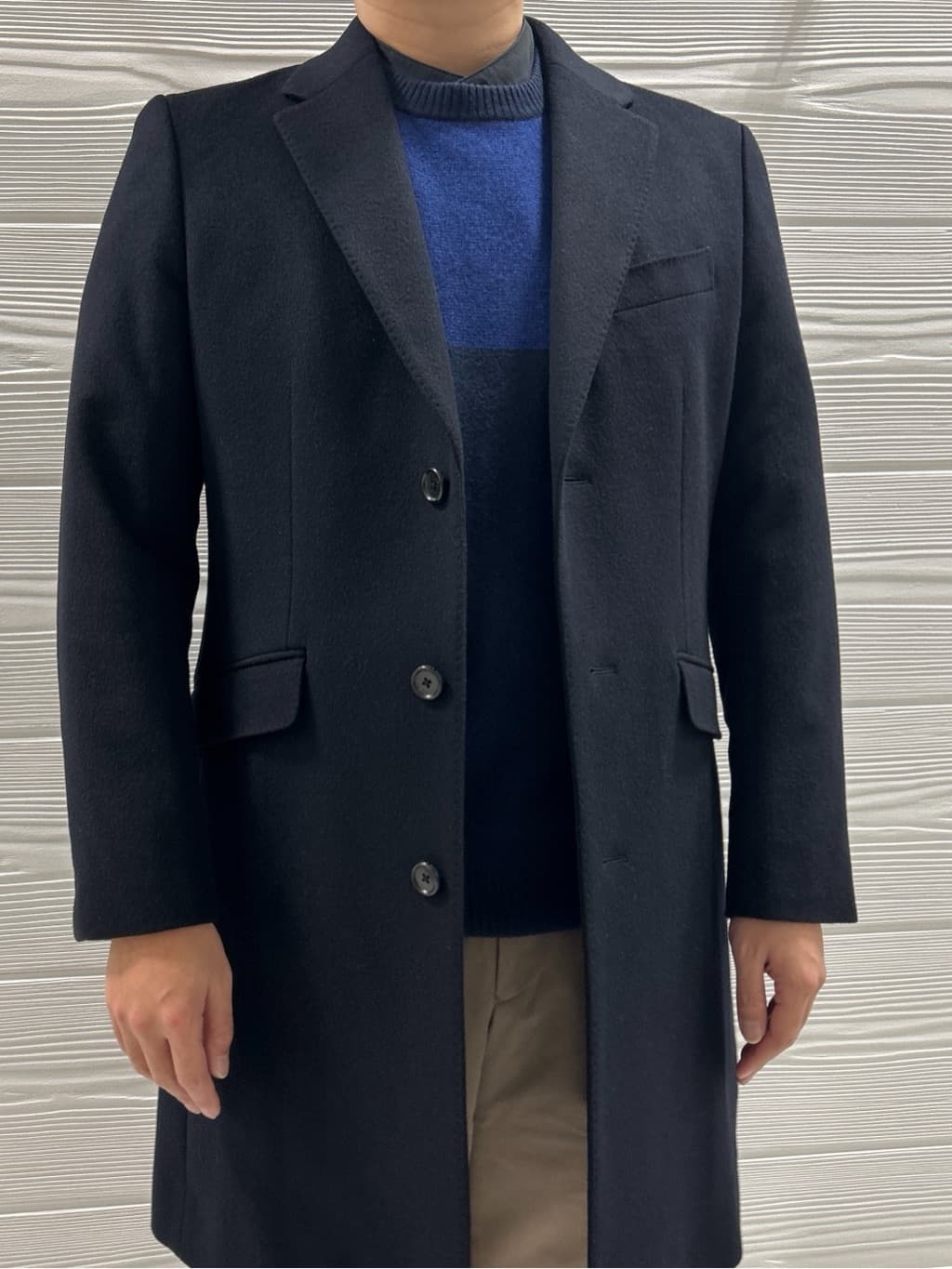 すーさんの「TAKEO KIKUCHI｜ウールカシミヤブレンド チェスターコート」を使ったコーディネート